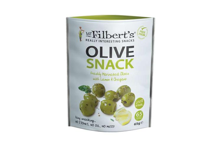 Mr. Filberts Green olives with Lemon & Oregano