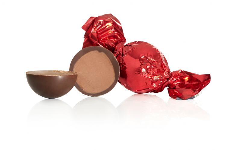 Chokolade kugle Rød